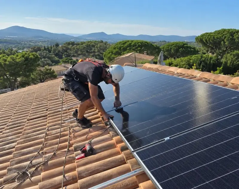 Installateur panneaux solaires Callian — pose photovoltaïque sur toiture